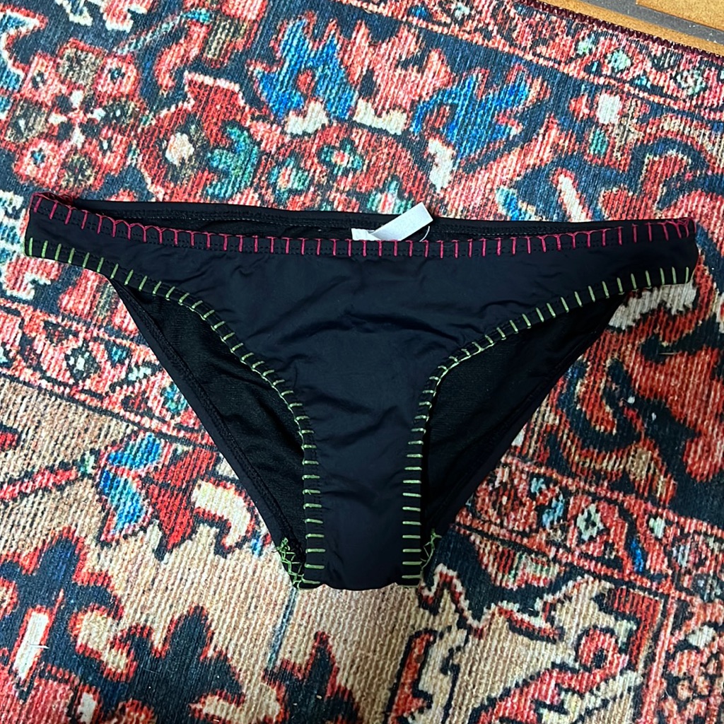 Lucky Brand Stitched Bathing Suit Bottoms